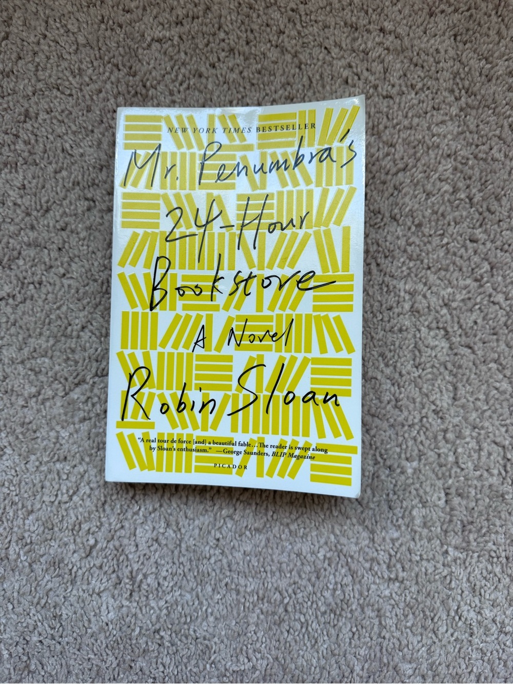 Mr. Penumbra's 24-Hour Bookstore by Robin Sloan - Paperback